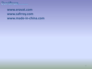 www.eravat.com
www.safrroy.com
www.made-in-china.com
77
 