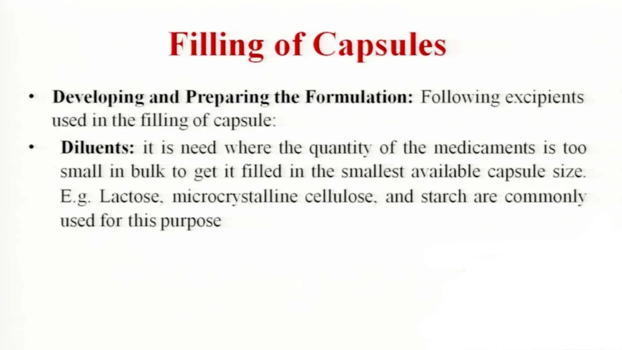 UNIT 2. CAPSULES, TYPES OF CAPSULES, ADV