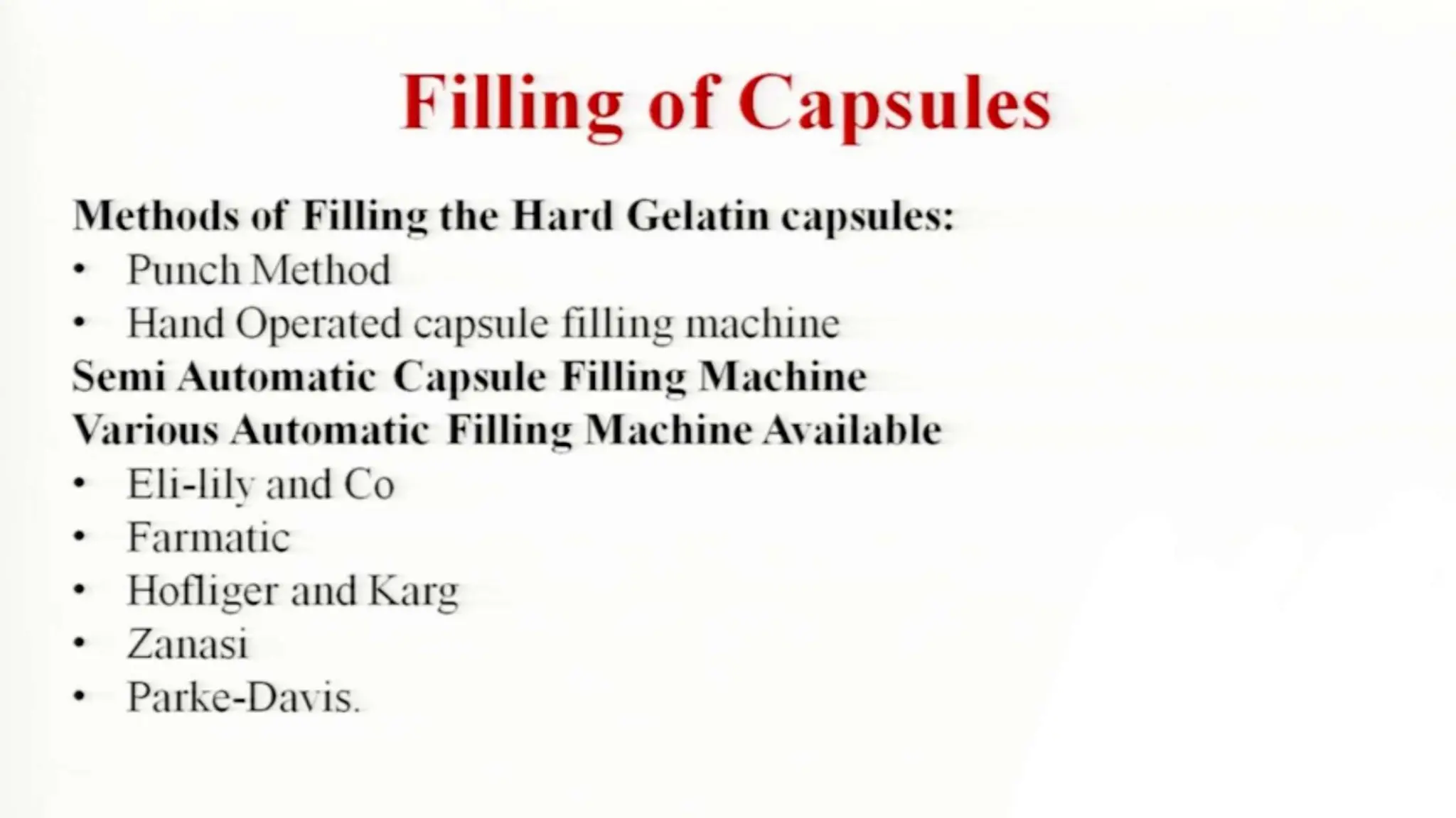 UNIT 2. CAPSULES, TYPES OF CAPSULES, ADV
