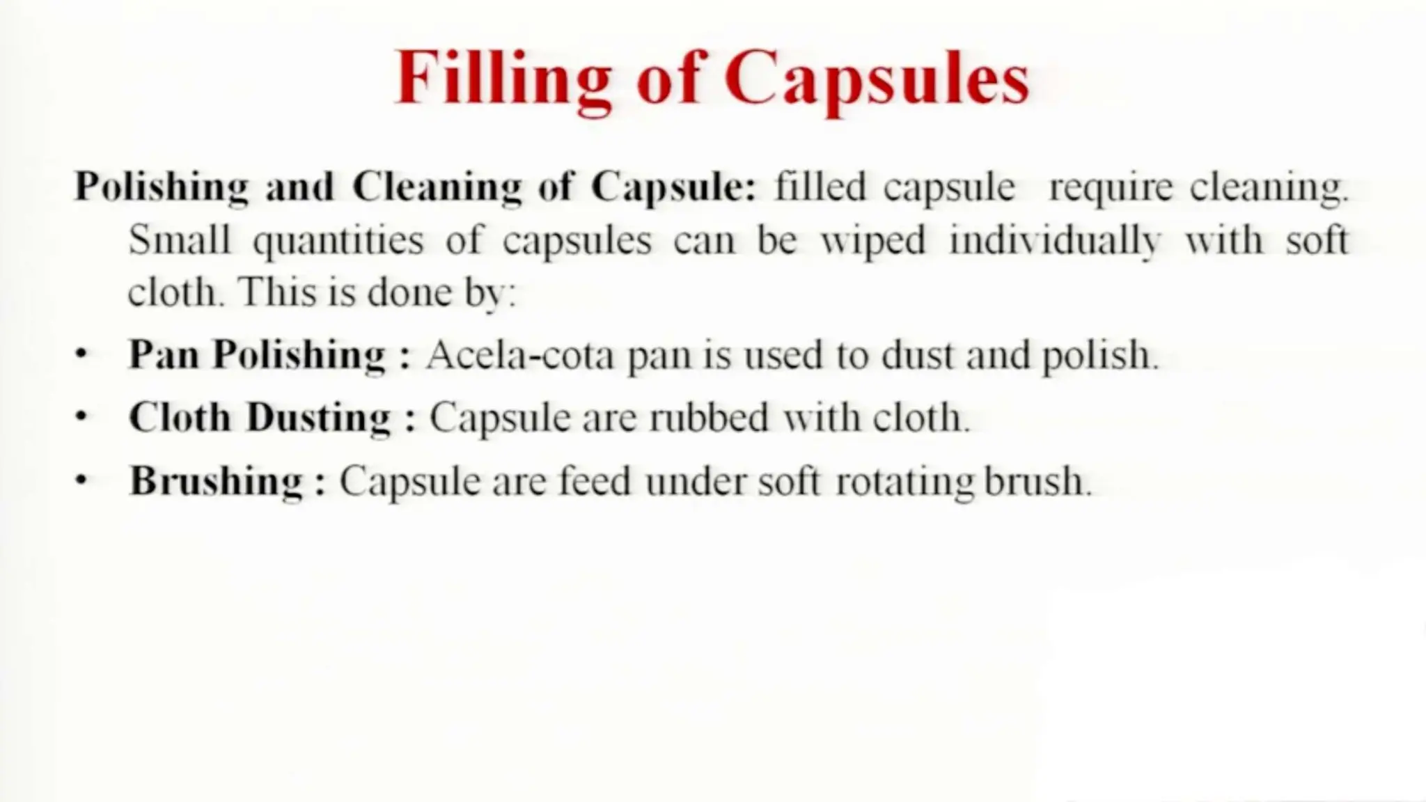 UNIT 2. CAPSULES, TYPES OF CAPSULES, ADV