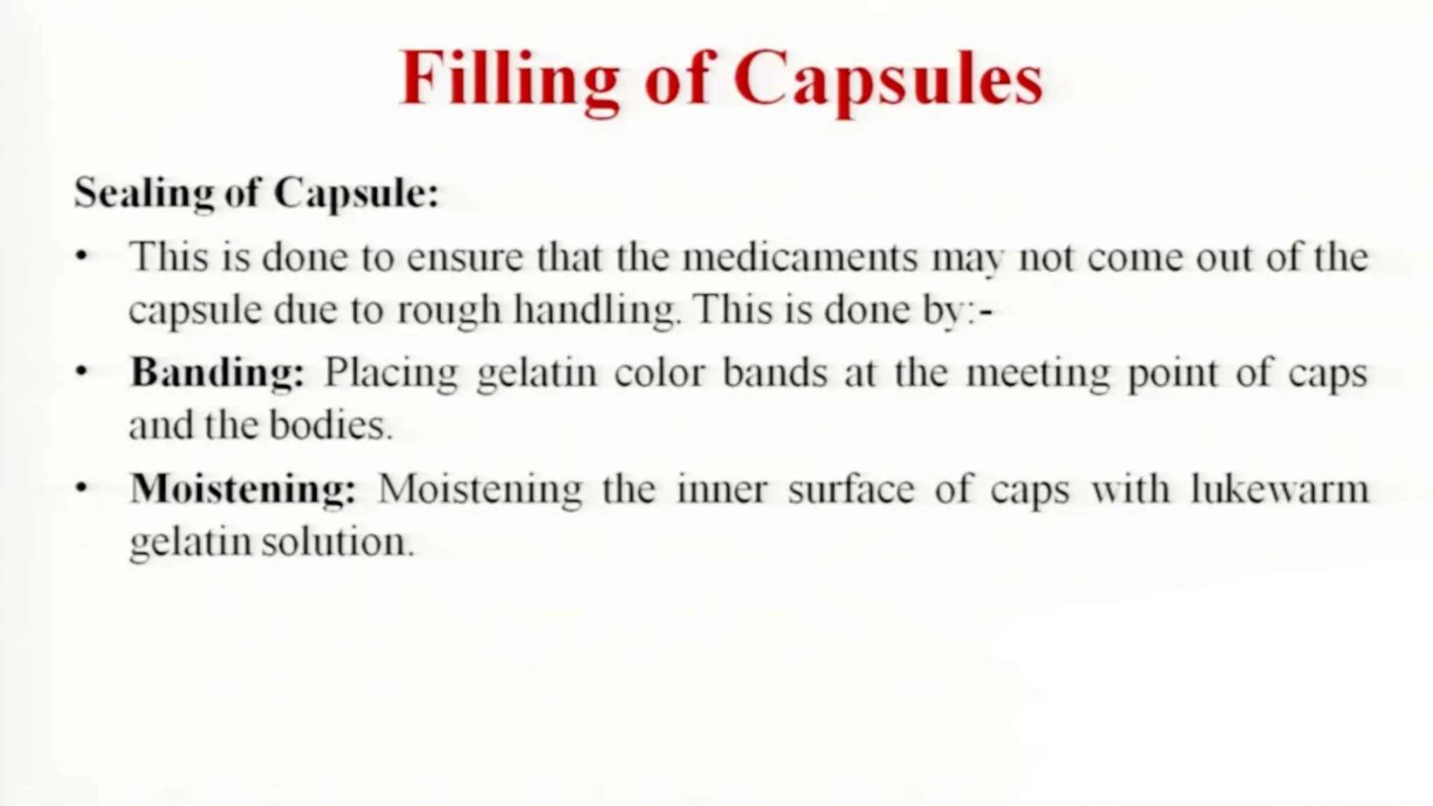 UNIT 2. CAPSULES, TYPES OF CAPSULES, ADV