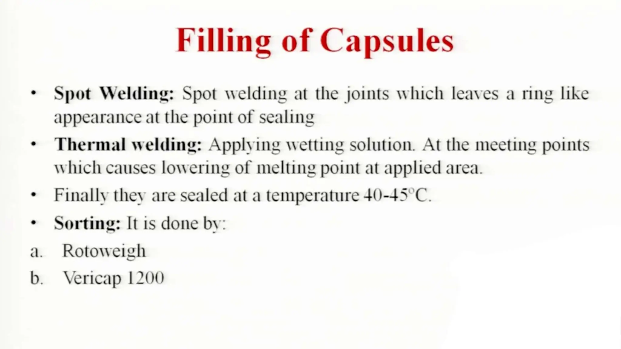 UNIT 2. CAPSULES, TYPES OF CAPSULES, ADV