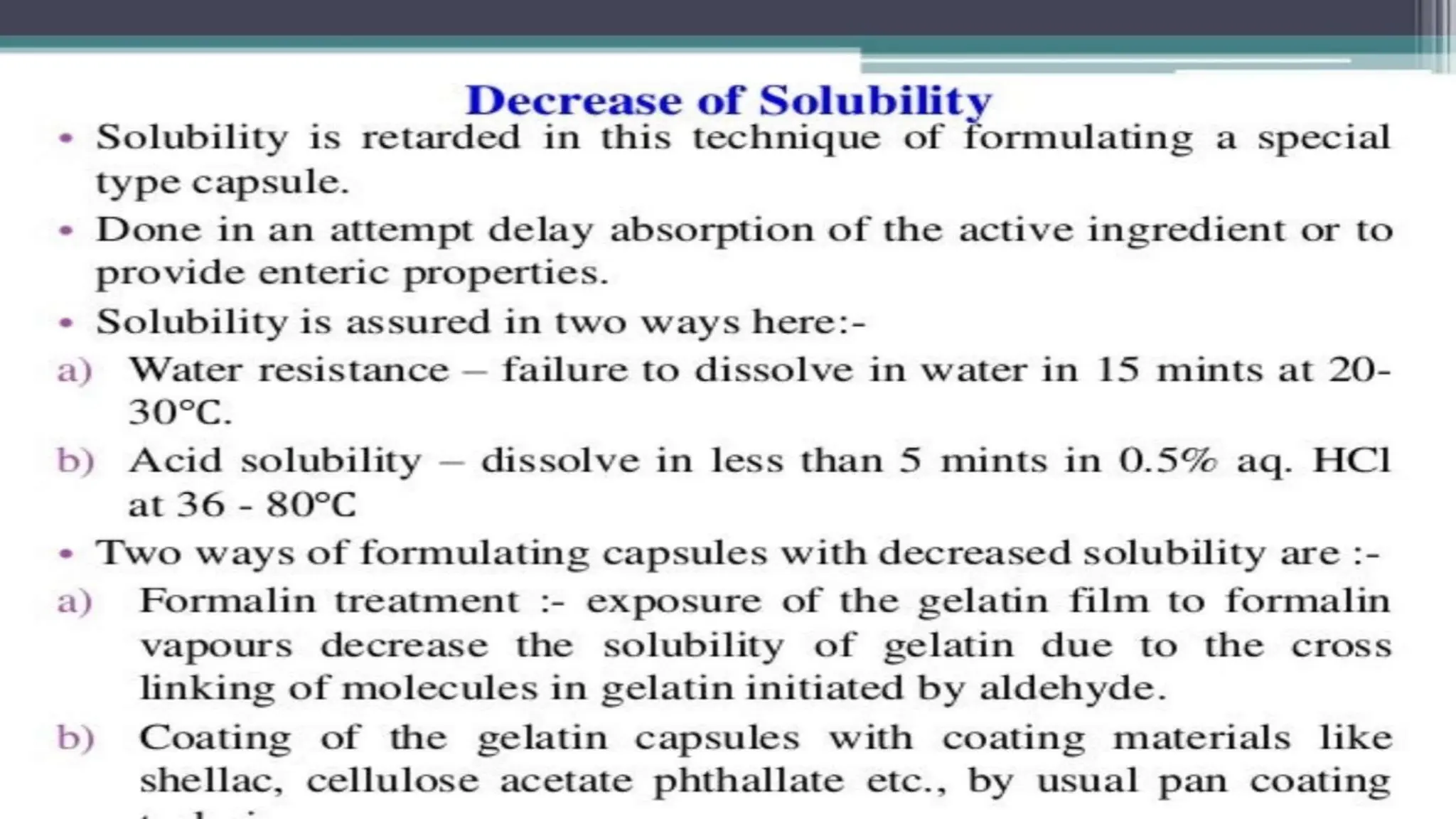 UNIT 2. CAPSULES, TYPES OF CAPSULES, ADV