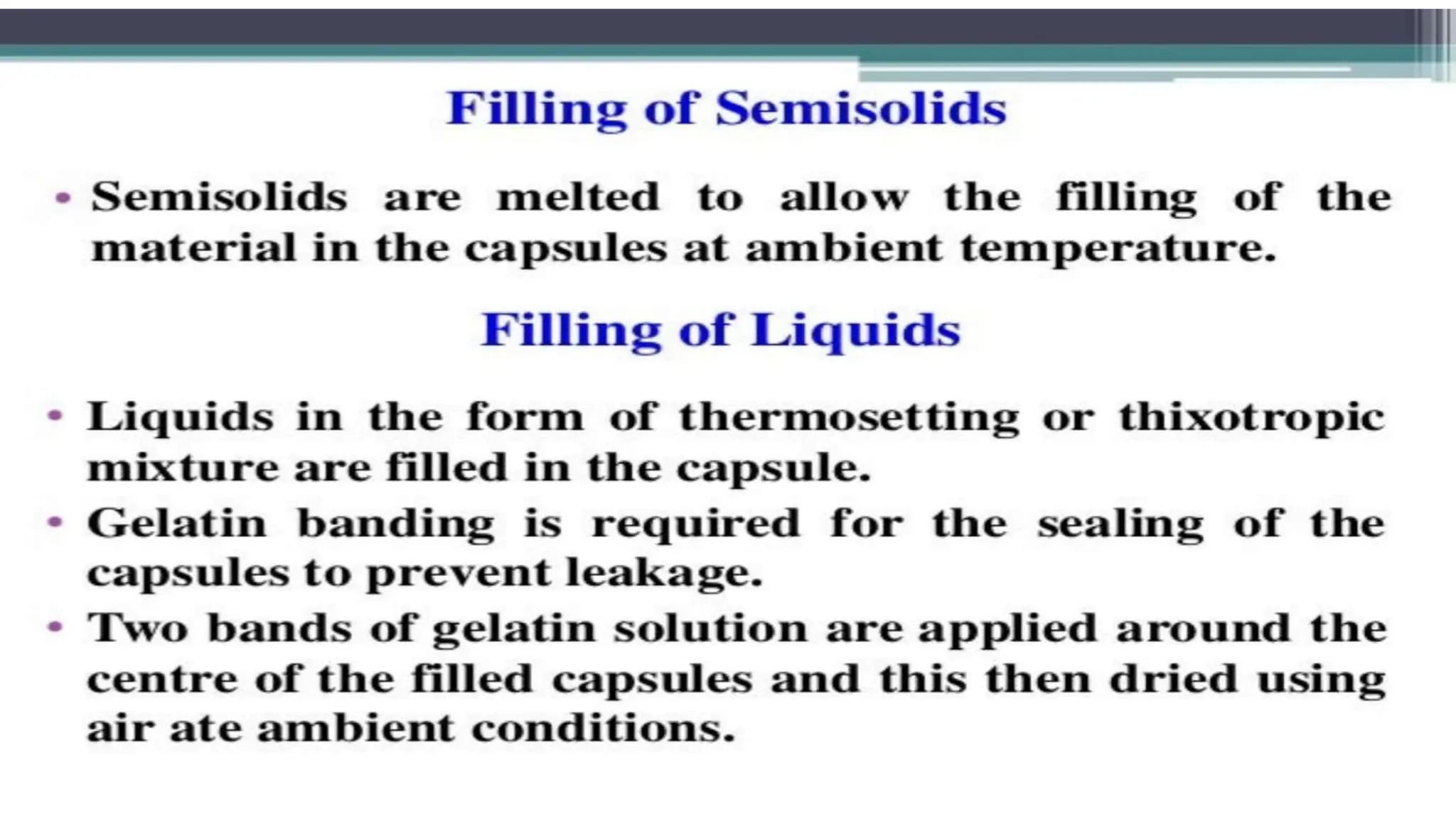 UNIT 2. CAPSULES, TYPES OF CAPSULES, ADV