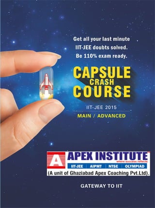 Crash Course For IIT-Main
sample paper 2016
 