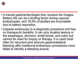 Capsule endoscopy for small bowel pathoo | PPTX