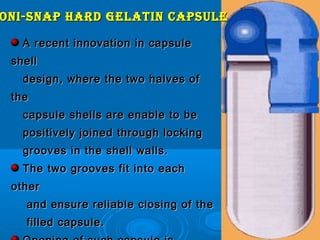 Capsules -Pharmaceutics | PPT