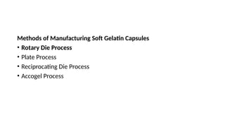 Capsule as dosage form in Dpharm Pharmaceutics Subject | PPTX