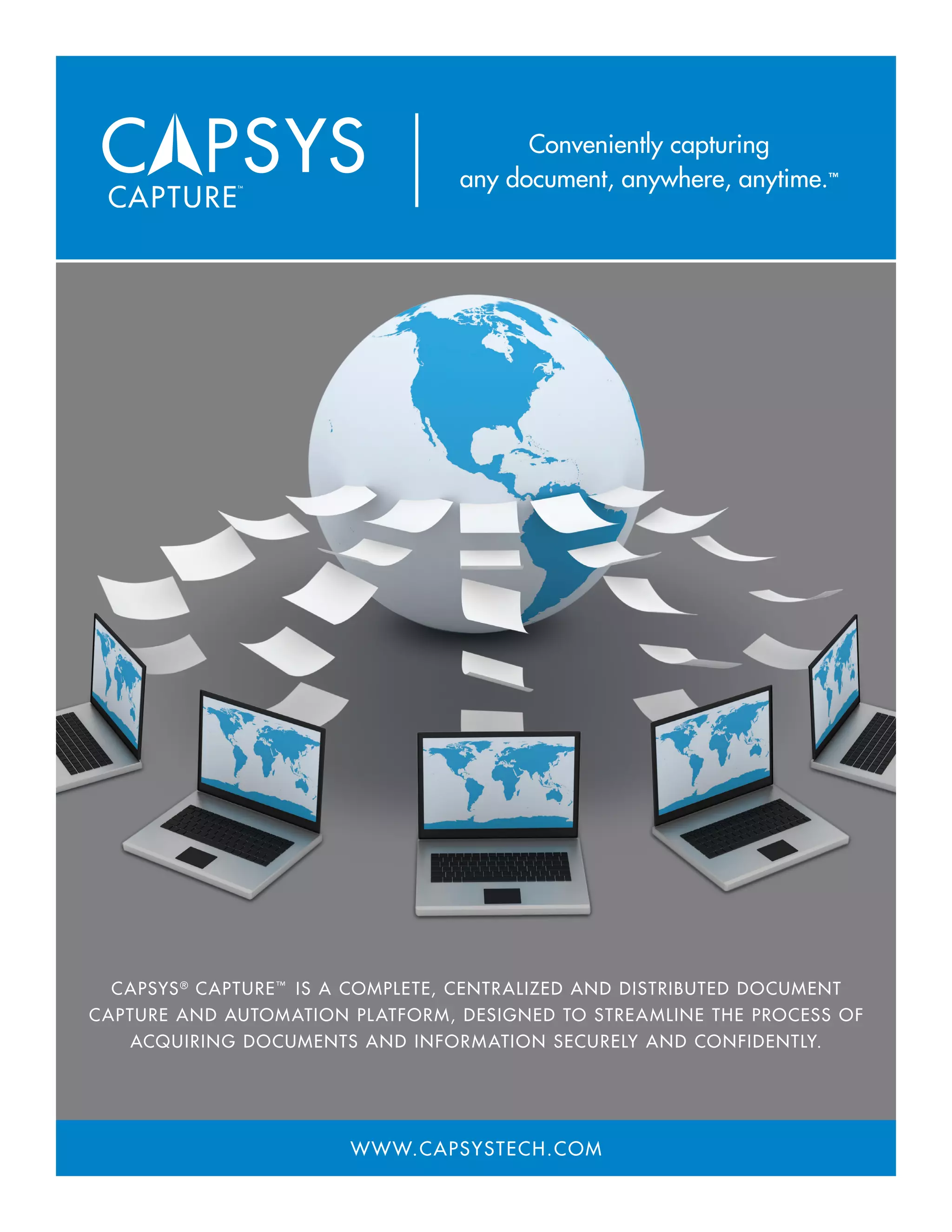 CAPSYS CAPTURE Company and Product Brochure | PDF