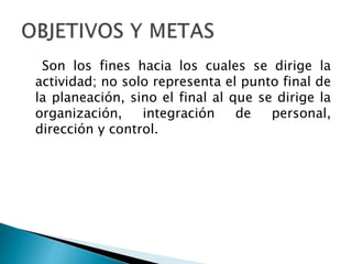 Capitulo 4 - ELEMENTOS ESENCIALES DE LA PLANEACION Y LA ADMINISTRACION ...