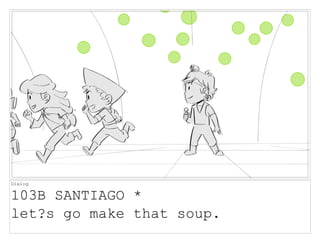 Dialog
103B SANTIAGO *
let?s go make that soup.
 
