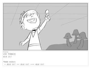 Dialog
v92 TOMA?S
did it!
*Add echo:
- did it! -- did it! --- did it!
 