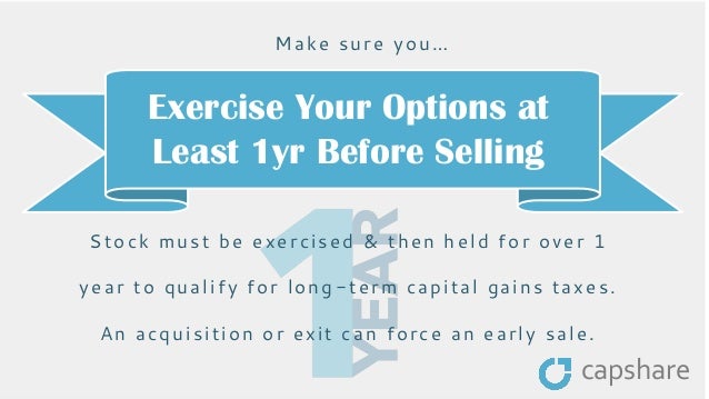 Iso stock options long term capital gains