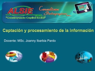 Docente: MSc. Joanny Ibarbia Pardo
 