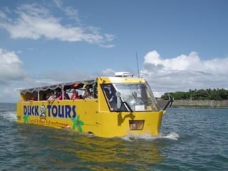 Captain.duck tours in san juan bay puerto rico