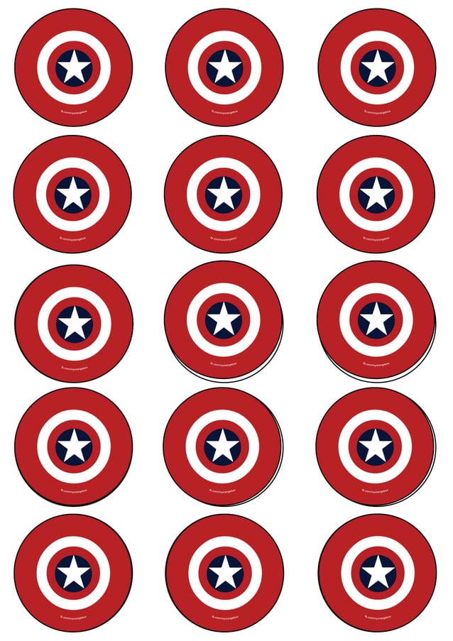 Captain america template 2 | PDF