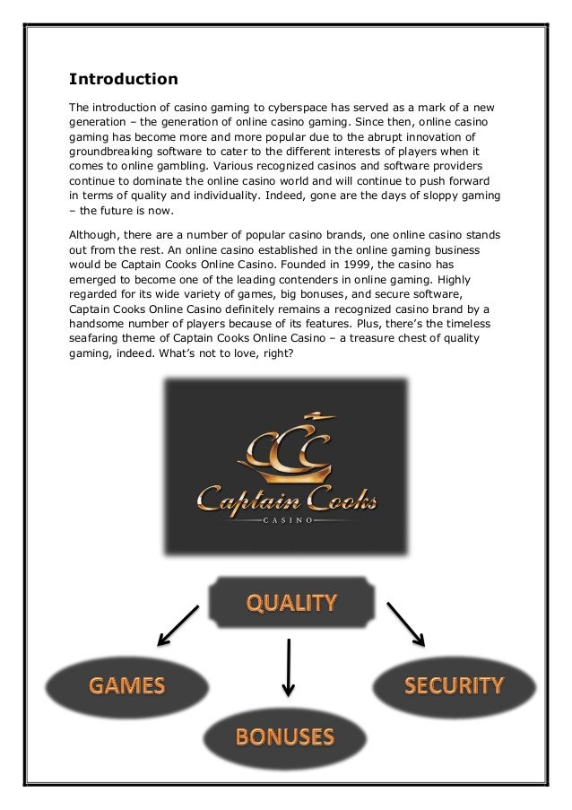 captain cooks casino login