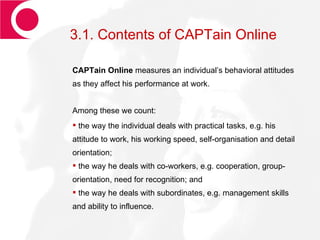 CAPTain Online Test | PPT