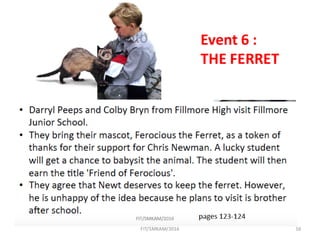 16
Event	6	:		
THE	FERRET
FIT/SMKAM/2016
 