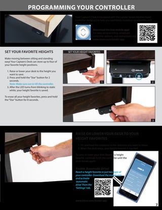 Control Desk User Guide.pdf Captain's Desk Standing Desk Instruction Manual | PDF