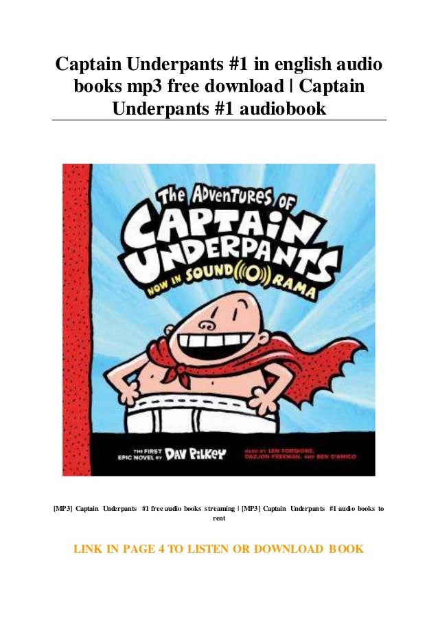 Captain Underpants 1 In English Audio Books Mp3 Free Download Capt 