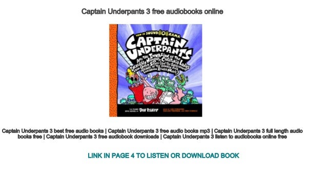 captain underpants audio