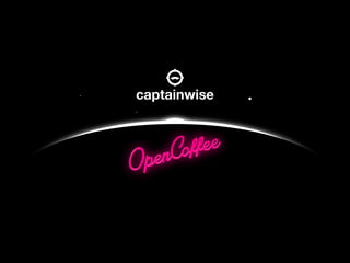 Captainwise at Open Coffee Athens LXXII Tourism