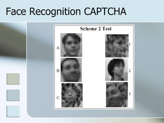 Face Recognition CAPTCHA 