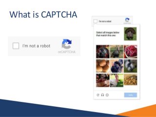 What is CAPTCHA
 