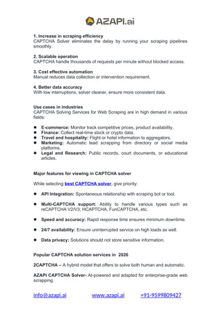 CAPTCHA Solving Services for Web Scraping in 2026.docx