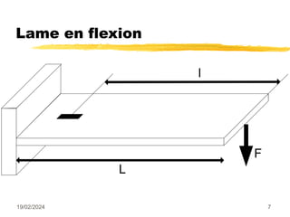 19/02/2024 7
Lame en flexion
F
L
l
 