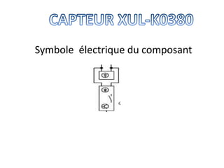 Symbole électrique du composant
 