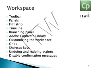 Captivate | PDF | Desktop Publishing | Computer Software and Applications