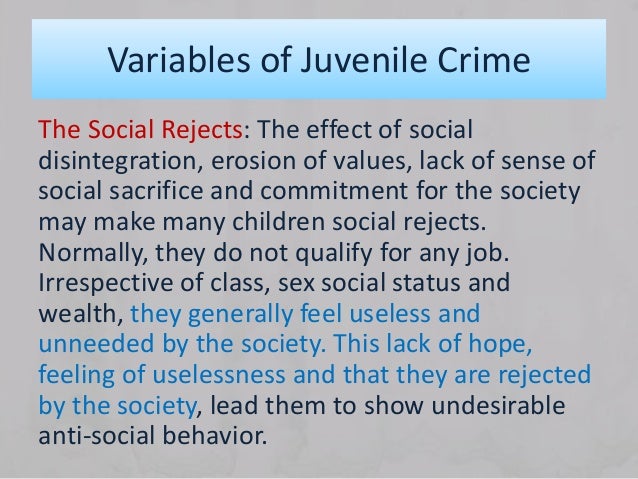factors and reasons leading to juvenile crime Reasons for juvenile crime, free study guides and book notes including comprehensive chapter analysis, complete summary analysis, author biography information, character profiles, theme analysis, metaphor analysis, and top ten quotes on classic literature. factors and reasons leading to juvenile crime Reasons for juvenile crime, free study guides and book notes including comprehensive chapter analysis, complete summary analysis, author biography information, character profiles, theme analysis, metaphor analysis, and top ten quotes on classic literature.