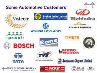 Some Automotive Customers
 