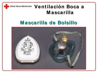 Ventilación Boca a  Mascarilla Mascarilla de Bolsillo 