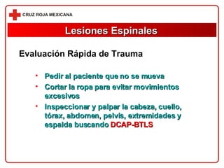CapíTulo 19 Lesiones Espinales | PPT