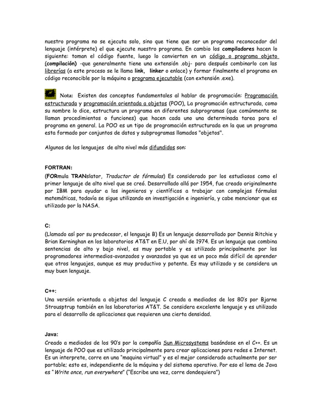 Capítulo 0 Qbasic generalidades | PDF