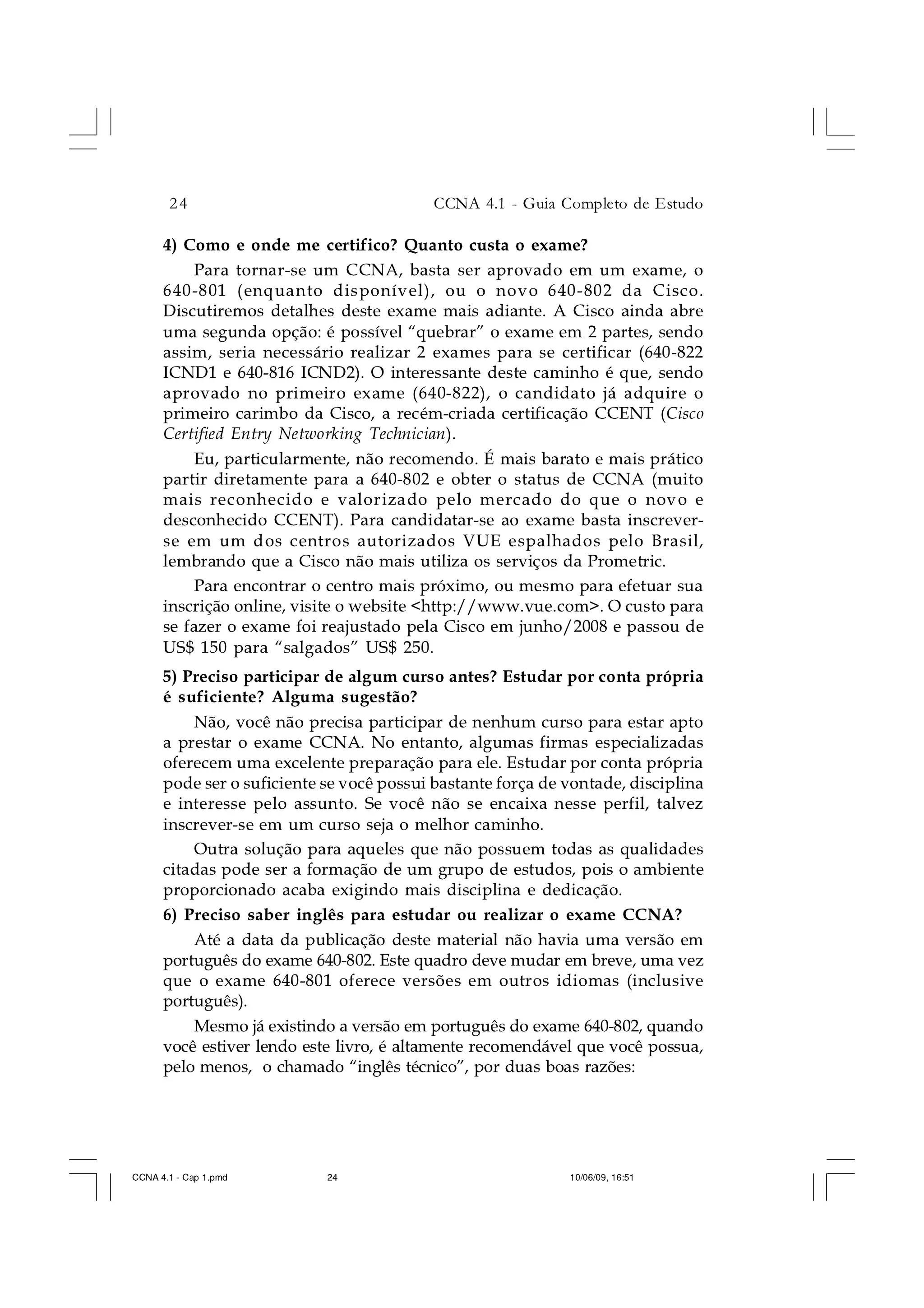 CCNA 4.1 - Capítulo 01   introdução