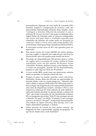 CCNA 4.1 - Capítulo 01   introdução