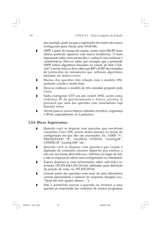 CCNA 4.1 - Capítulo 01   introdução