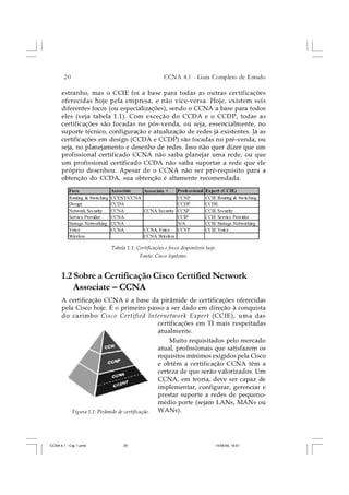 CCNA 4.1 - Capítulo 01   introdução