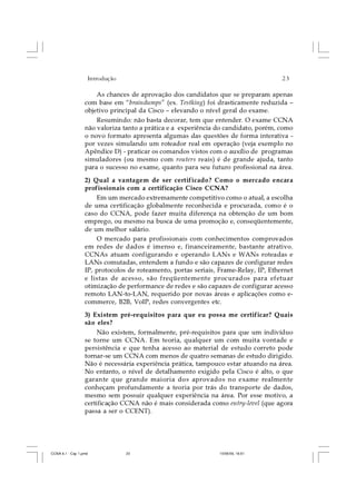 CCNA 4.1 - Capítulo 01   introdução