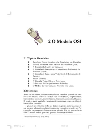 CCNA 4.1 - Capítulo 02   o modelo osi