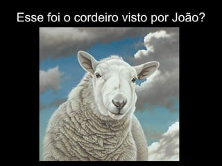 Esse foi o cordeiro visto por João?
 