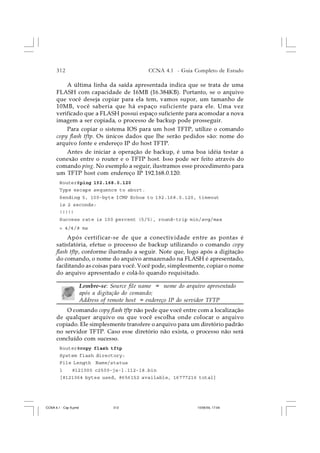 CCNA 4.1 - Capítulo 08   gerenciamento de uma rede cisco