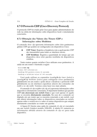 CCNA 4.1 - Capítulo 08   gerenciamento de uma rede cisco
