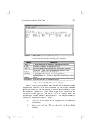 CCNA 4.1 - Capítulo 08   gerenciamento de uma rede cisco