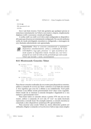CCNA 4.1 - Capítulo 08   gerenciamento de uma rede cisco