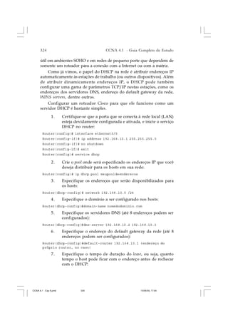 CCNA 4.1 - Capítulo 08   gerenciamento de uma rede cisco